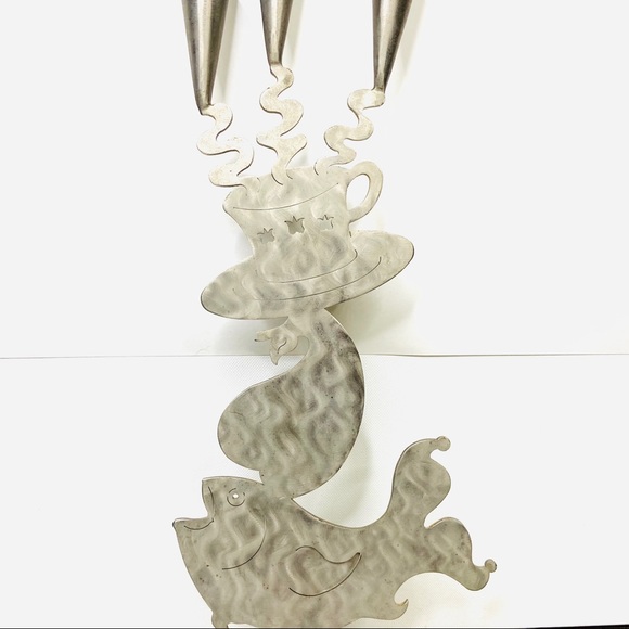 Amy's Ark Hess Stainless Steel Candlestick Fish - Picture 3 of 10